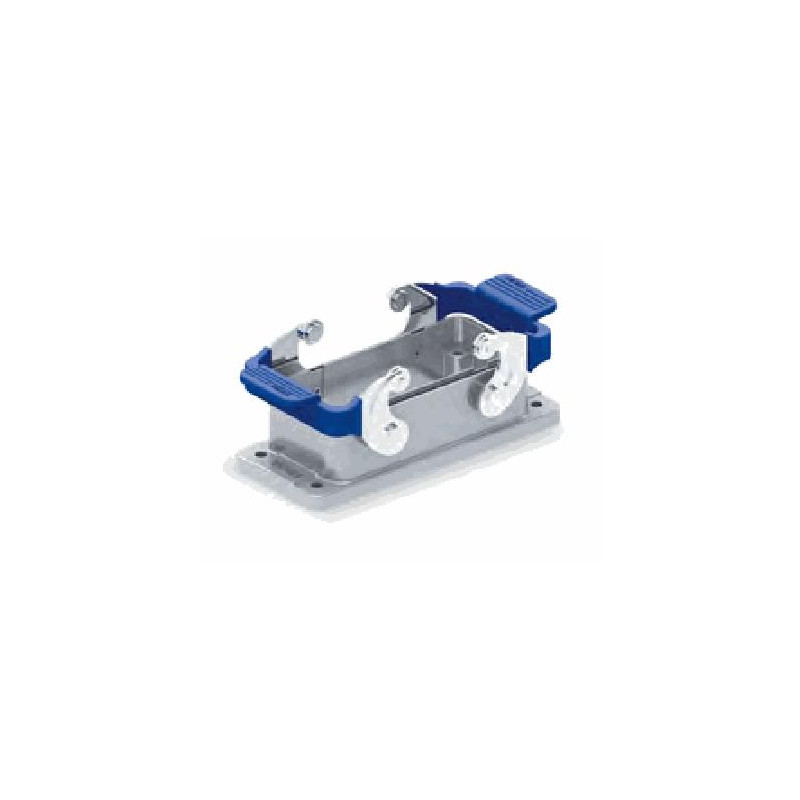 Embase encastrée 16B, Aluminium moulé sous pression, IP67, Sortie basse